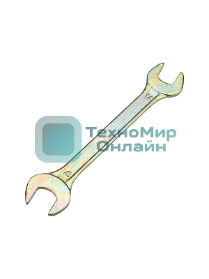 Ключ гаечный рожковый Rexant 14х17 мм, желтый цинк