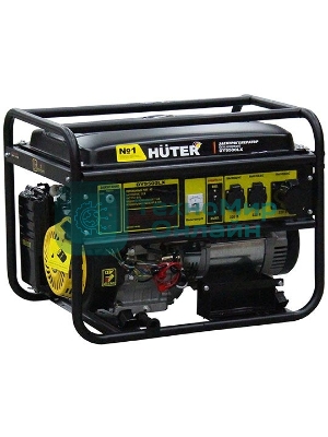 Электрогенератор бензиновый Huter DY9500LX, 8 кВт, 91 дБ, 80 кг