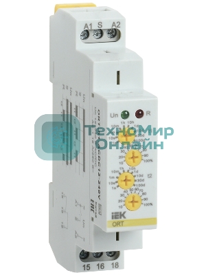 Реле циклическое ORT 1 конт. 12-240В AC/DC IEK ORT-S1-ACDC12-240V