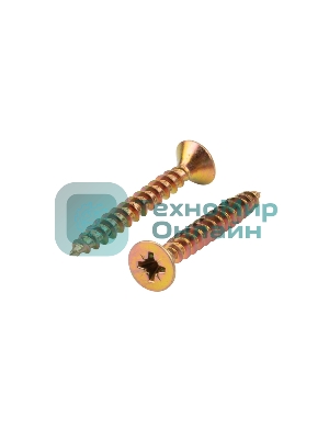 Саморез универсальный Kranz 5х40, желтый цинк, упаковка поставщика (6 000 шт.)