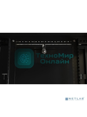 Шкаф настенный Hyperline TWB-0966-SR-RAL9004 19-дюймовый (19