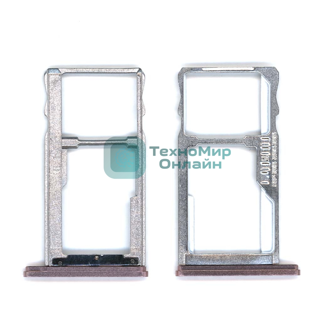 Лоток для SIM-карты Meizu U10 розовый