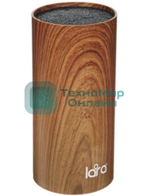 Подставка для ножей универсальная LARA LR05-103 Wood круглая Soft touch 110×225
