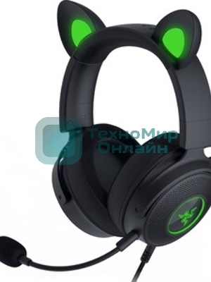 Гарнитура Razer Kraken Kitty V2 Pro чёрный, проводная, USB, подсветка