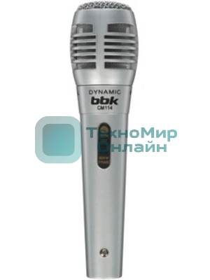 Микрофон BBK CM-114 серебристый