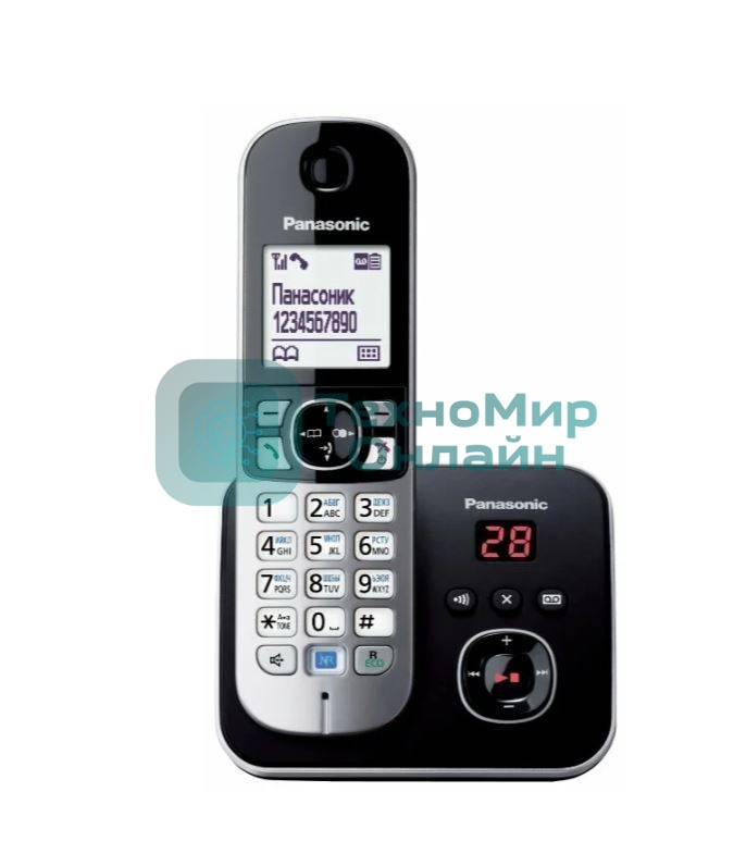 Радиотелефон Panasonic KX-TG6821RUB (черный)
