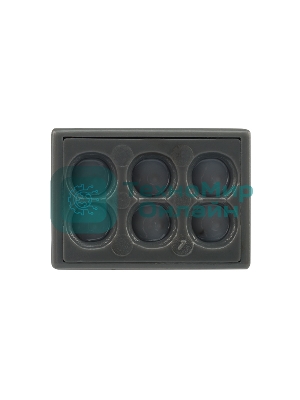 Экспресс-клемма с пастой Rexant 6-проводная до 2,5 мм², серый (50 шт./уп.) (773-306)