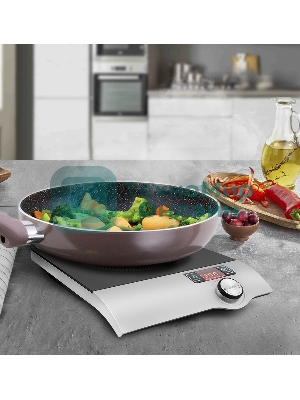 Плита электрическая Kitfort КТ-108 черный (настольная)