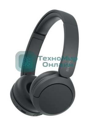 Беспроводные наушники Sony WH-CH520 черный, накладные, Bluetooth, до 40 ч