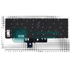 Клавиатура для ноутбука Lenovo Ideapad 310S-15IKB черная с подсветкой