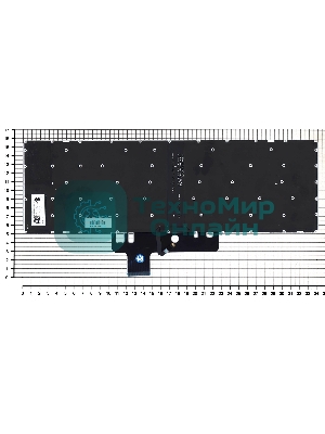 Клавиатура для ноутбука Lenovo Ideapad 310S-15IKB черная с подсветкой