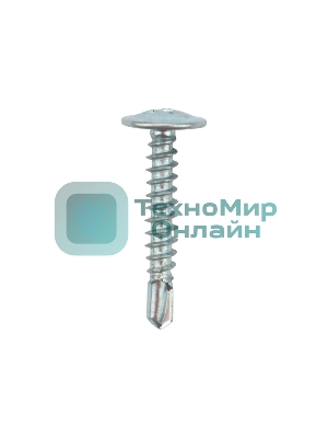 Саморез с прессшайбой Kranz ПШС сверло 4,2х25мм, пакет (800 шт/уп)