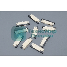 Разъем FPC Half Coverage Top Contact 0.8K-BS-10PWB 10 pin высота 2мм шаг 0,8мм 10 шт
