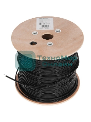 Кабель информационный Lanmaster TWT-5EUTP-OUT-TR кат.5е U/UTP не экранированный 4X2X24AWG PE внешний 305м черный