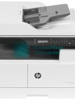 МФУ лазерное HP LaserJet MFP M443nda (8AF72A), A3, ч/б, печ. до 25 стр/мин. (А4) до 13 стр/мин. (А3), скан. до 21 стр/мин., 1200 x 1200 dpi (печать) 600x600dpi (скан.), USB, RJ-45