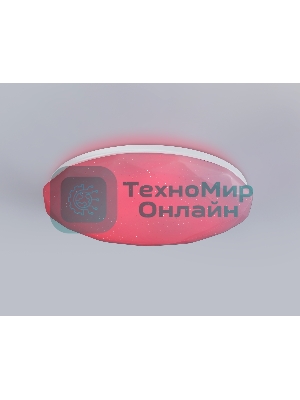 Светодиодный светильник RGB Ambrella light FZ417 WH белый IP20 46W 3000K-6500K+RGB D380*60 (ПДУ ИК)