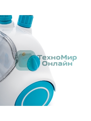 Отпариватель Kitfort КТ-957 белый/бирюзовый, 1500 Вт, 25 г/мин, 1900 мл