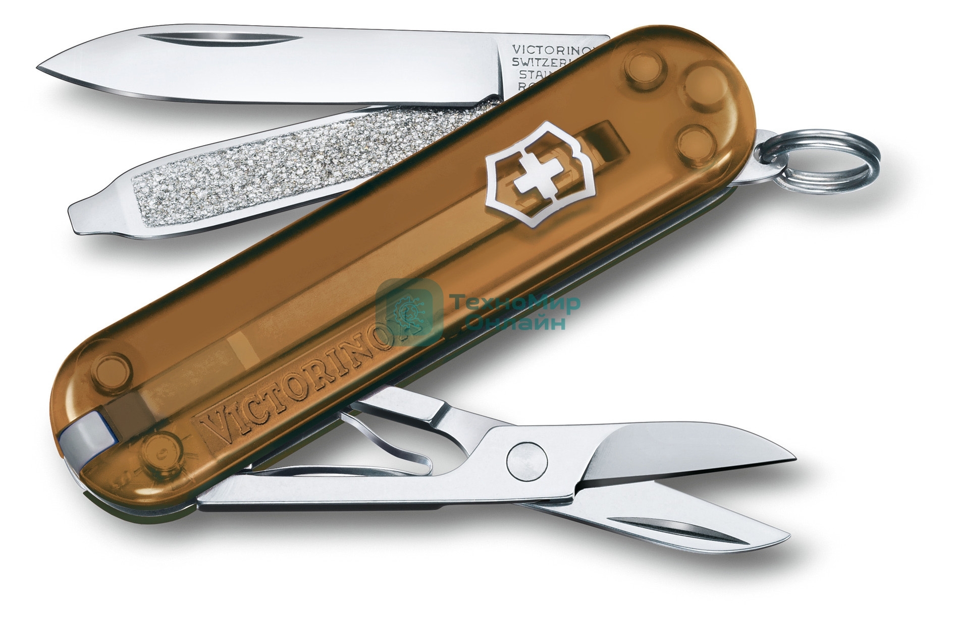 Нож перочинный Victorinox Classic Chocolate Fugde (0.6223.T55G) 58мм 7 функций карт.коробка