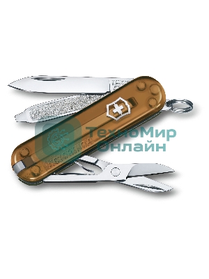 Нож перочинный Victorinox Classic Chocolate Fugde (0.6223.T55G) 58мм 7 функций карт.коробка
