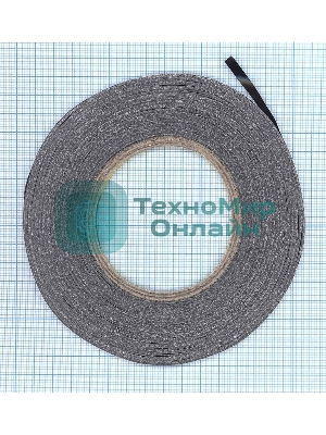 Скотч 3M двухсторонний для монтажа тачскринов, черный, ширина 5мм, длина 55м