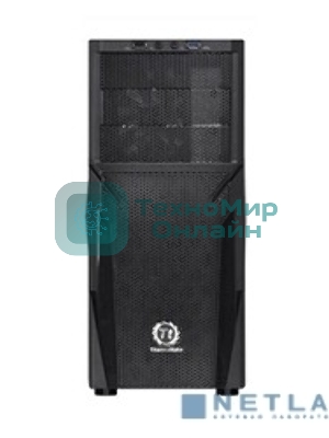 Компьютерный корпус Thermaltake Versa H21 черный без БП ATX 2x120мм 1xUSB 2.0 1xUSB 3.0 audio bott PSU