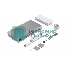 Коммутатор Ubiquiti Networking interface, (12) GbE RJ45 ports (4) 1/2.5 GbE RJ45 ports (2) 10G SFP+ ports; Total non-blocking throughput, 42 Gbps; Switching capacity, 84 Gbps
