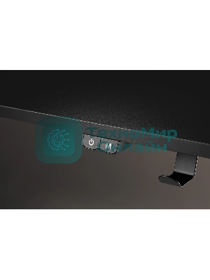 Стол игровой Cactus CS-GMD-BK-RGb столешница МДФ, черный каркас черный 136x60x75 см