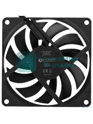 Вентилятор для корпуса ID-COOLING NO-8010-PWM черный 80мм 3000rpm 27.8db 4-pin