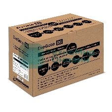 Стабилизатор напряжения ExeGate Expert Turbo AST-500 (500ВА, вход 80-260В, двойная цифр. индикация вход/вых. напряжения, выход 220В±8%, КПД 98%, 5 уровней защиты, задержка, усиленный метал. корпус, 1*Schuko, RTL)