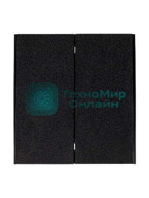 Выключатель Kranz STRONG 2 кл для жалюзи возвратный 10А с/у антрацит