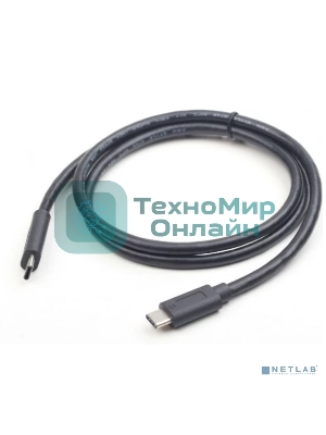 Кабель для зарядки ExeGate EX-CCP-USB3.1-CMCM2-1.0 (USB Type-Cm/Cm, Gen.2, 10Gbit/s, 5A, 100W, 1м)