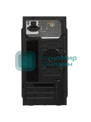 Компьютерный корпус с блоком питания 450Вт. Сase Forza mATX, 450W, 2xUSB 3.0, Black, w/o FAN, 12 см fan PSU, power cord