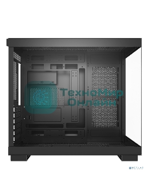 Компьютерный корпус без блока питания PCCOOLER C3 T500 BK, Panoramic Mid Tower, Black, TG, 0.7 SPCC, no fans ATX, mATX, mITX 175/400/200мм 1x2.5