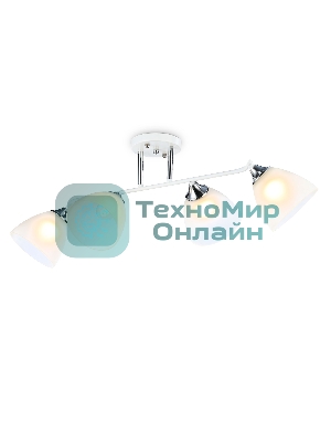 Светильник Ambrella light TR303003/4 WH/CH/FR белый/хром/белый матовый E27/4 max 40W 780*350*240