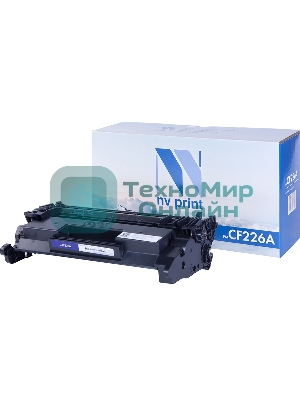 Тонер Картридж NVPrint NV-CF226A черный, для HP LaserJet M402/M426 (3100k) (аналог CF226A)