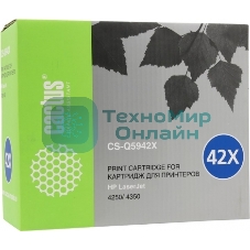 Картридж лазерный Cactus CS-Q5942X черный (20000 стр.) для HP 4250/4350