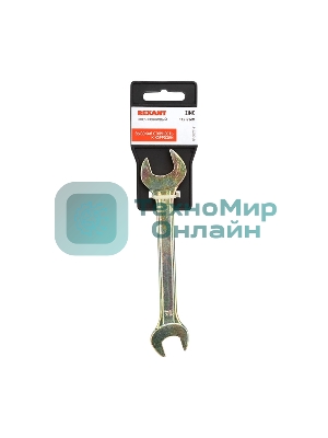 Ключ гаечный рожковый Rexant 14х17 мм, желтый цинк