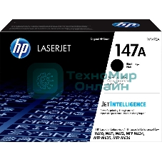 Картридж лазерный HP 147A W1470A черный (10500 стр.) для HP LaserJet M610dn