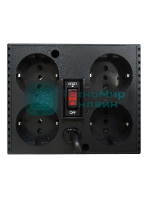 Стабилизатор напряжения Powercom TCA-3000 1500Вт 3000ВА белый