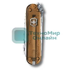 Нож перочинный Victorinox Classic Chocolate Fugde (0.6223.T55G) 58мм 7 функций карт.коробка