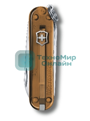Нож перочинный Victorinox Classic Chocolate Fugde (0.6223.T55G) 58мм 7 функций карт.коробка