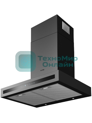 Вытяжка каминная Korting KHC 6877 N черный, 59.8 см, 850 куб. м/ч, 54 дБ