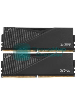 Оперативная память XPG Lancer, DDR5, 32GB (2x16GB), 6400MHz, CL32, DIMM, с радиаторами, черный
