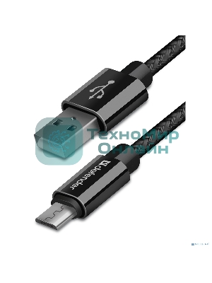 Кабель Defender USB 2.0 TO MICRO-USB 1M черный USB08-03T