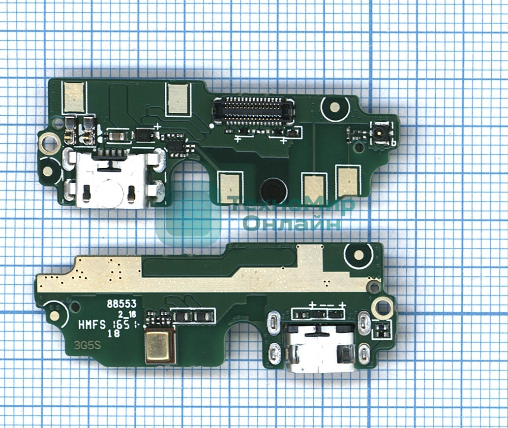 Плата разъема питания с микрофоном для Xiaomi Redmi 4 (32Gb)
