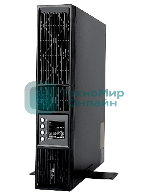 Источник бесперебойного питания СайберЭлектро ИБП ЭКСПЕРТ-II-1000Р Онлайн, Стойка/Напольный 1000ВА/1000Вт. USB/RS-232/SNMP Slot/EPO/RJ-11/RJ-45 (8 IEC С13) (12В/9А·ч. х 2 LEOCH) 2U