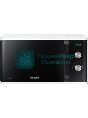 Микроволновая печь Samsung MS23K3614AW белый, 23 л, 800 Вт, переключатели - поворотный механизм