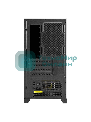 Компьютерный корпус Minitower ExeGate i3 SEA LE-NPX600 (mATX, БП 600NPX, 1хUSB+1хUSB 3.0, HD аудио, черный, передняя и боковая панели - закаленное стекло)