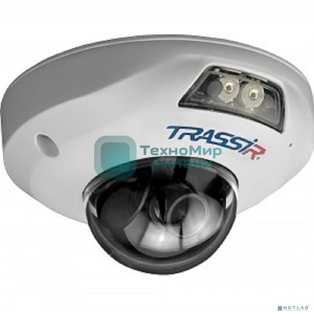 Уличная 2Мп IP-камера с ИК-подсветкой TRASSIR TR-D4121IR1 v6 3.6 Матрица 1/2.7