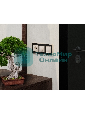 Комплект механизма электрической розетки 2USB С+C 20W с/з на винтовых зажимах 16A-250V ALFA Бежевый глянец QUANT (AP3105, VM165) MA310510